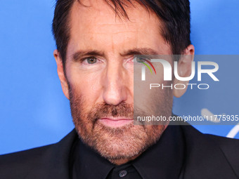 Trent Reznor arrives at the Los Angeles Premiere Of A24's 'Queer' held at the Directors Guild of America Theater Complex on November 13, 202...