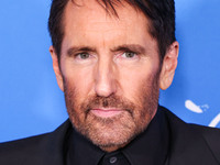 Trent Reznor arrives at the Los Angeles Premiere Of A24's 'Queer' held at the Directors Guild of America Theater Complex on November 13, 202...