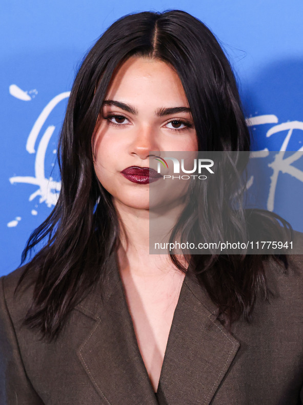 Ariana Greenblatt arrives at the Los Angeles Premiere Of A24's 'Queer' held at the Directors Guild of America Theater Complex on November 13...