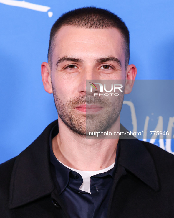 Stefano Baisi arrives at the Los Angeles Premiere Of A24's 'Queer' held at the Directors Guild of America Theater Complex on November 13, 20...