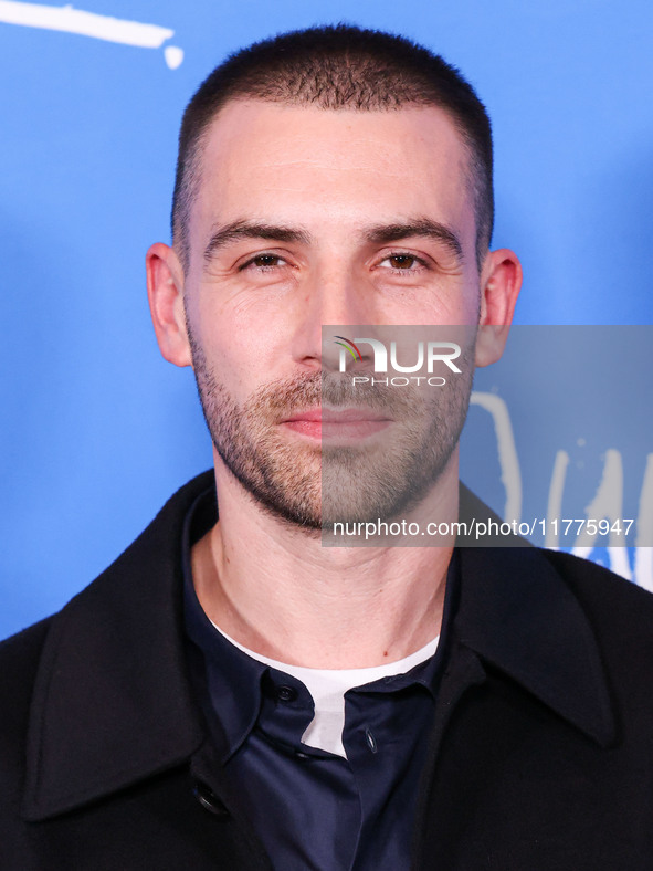 Stefano Baisi arrives at the Los Angeles Premiere Of A24's 'Queer' held at the Directors Guild of America Theater Complex on November 13, 20...