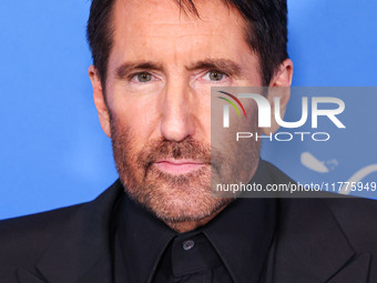 Trent Reznor arrives at the Los Angeles Premiere Of A24's 'Queer' held at the Directors Guild of America Theater Complex on November 13, 202...