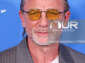 Daniel Craig arrives at the Los Angeles Premiere Of A24's 'Queer' held at the Directors Guild of America Theater Complex on November 13, 202...