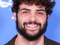 Noah Centineo arrives at the Los Angeles Premiere Of A24's 'Queer' held at the Directors Guild of America Theater Complex on November 13, 20...