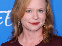 Thora Birch arrives at the Los Angeles Premiere Of A24's 'Queer' held at the Directors Guild of America Theater Complex on November 13, 2024...