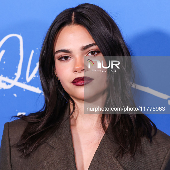 Ariana Greenblatt arrives at the Los Angeles Premiere Of A24's 'Queer' held at the Directors Guild of America Theater Complex on November 13...