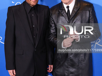 Trent Reznor and Atticus Ross arrive at the Los Angeles Premiere Of A24's 'Queer' held at the Directors Guild of America Theater Complex on...