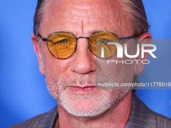 Daniel Craig arrives at the Los Angeles Premiere Of A24's 'Queer' held at the Directors Guild of America Theater Complex on November 13, 202...