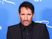 Trent Reznor arrives at the Los Angeles Premiere Of A24's 'Queer' held at the Directors Guild of America Theater Complex on November 13, 202...