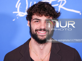 Noah Centineo arrives at the Los Angeles Premiere Of A24's 'Queer' held at the Directors Guild of America Theater Complex on November 13, 20...