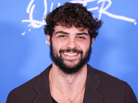 Noah Centineo arrives at the Los Angeles Premiere Of A24's 'Queer' held at the Directors Guild of America Theater Complex on November 13, 20...