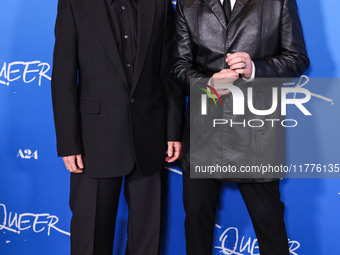 Trent Reznor and Atticus Ross arrive at the Los Angeles Premiere Of A24's 'Queer' held at the Directors Guild of America Theater Complex on...