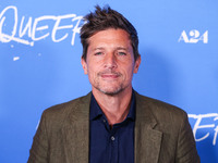 Simon Rex arrives at the Los Angeles Premiere Of A24's 'Queer' held at the Directors Guild of America Theater Complex on November 13, 2024 i...