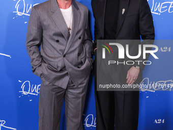 Daniel Craig and Drew Starkey arrive at the Los Angeles Premiere Of A24's 'Queer' held at the Directors Guild of America Theater Complex on...