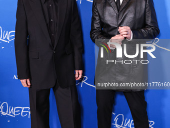 Trent Reznor and Atticus Ross arrive at the Los Angeles Premiere Of A24's 'Queer' held at the Directors Guild of America Theater Complex on...