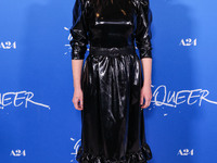 Zoe Lister-Jones arrives at the Los Angeles Premiere Of A24's 'Queer' held at the Directors Guild of America Theater Complex on November 13,...