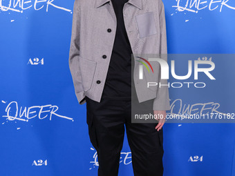 Justin Kuritzkes arrives at the Los Angeles Premiere Of A24's 'Queer' held at the Directors Guild of America Theater Complex on November 13,...