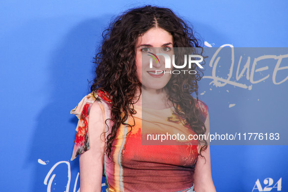 Kate Berlant arrives at the Los Angeles Premiere Of A24's 'Queer' held at the Directors Guild of America Theater Complex on November 13, 202...