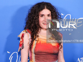 Kate Berlant arrives at the Los Angeles Premiere Of A24's 'Queer' held at the Directors Guild of America Theater Complex on November 13, 202...