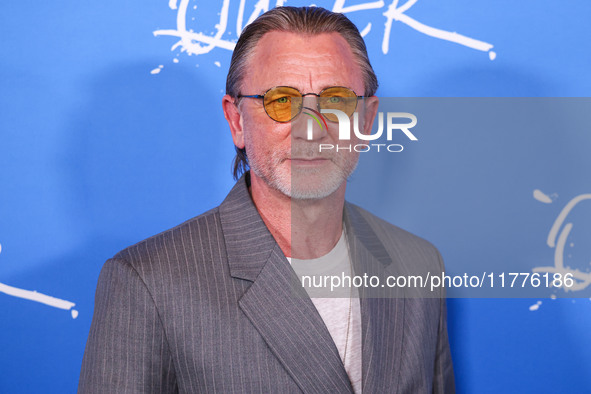 Daniel Craig arrives at the Los Angeles Premiere Of A24's 'Queer' held at the Directors Guild of America Theater Complex on November 13, 202...