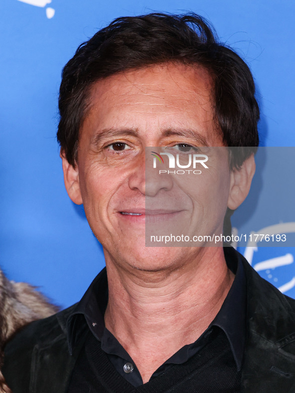 Clifton Collins Jr. arrives at the Los Angeles Premiere Of A24's 'Queer' held at the Directors Guild of America Theater Complex on November...