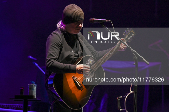 Badly Drawn Boy performs live at the Royal Albert Hall in London, United Kingdom, on November 11, 2024. 