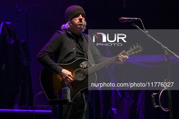 Badly Drawn Boy performs live at the Royal Albert Hall in London, United Kingdom, on November 11, 2024. 