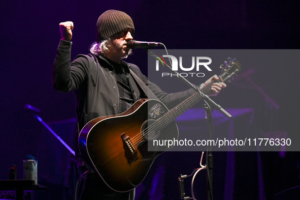 Badly Drawn Boy performs live at the Royal Albert Hall in London, United Kingdom, on November 11, 2024. 