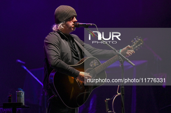 Badly Drawn Boy performs live at the Royal Albert Hall in London, United Kingdom, on November 11, 2024. 