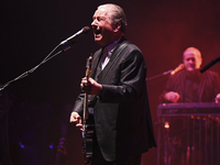 Squeeze performs live at the Royal Albert Hall in London, United Kingdom, on November 11, 2024. (