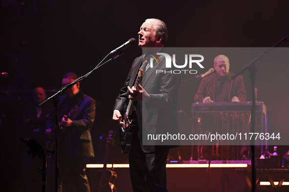 Squeeze performs live at the Royal Albert Hall in London, United Kingdom, on November 11, 2024. 