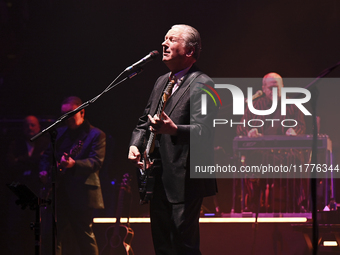 Squeeze performs live at the Royal Albert Hall in London, United Kingdom, on November 11, 2024. (