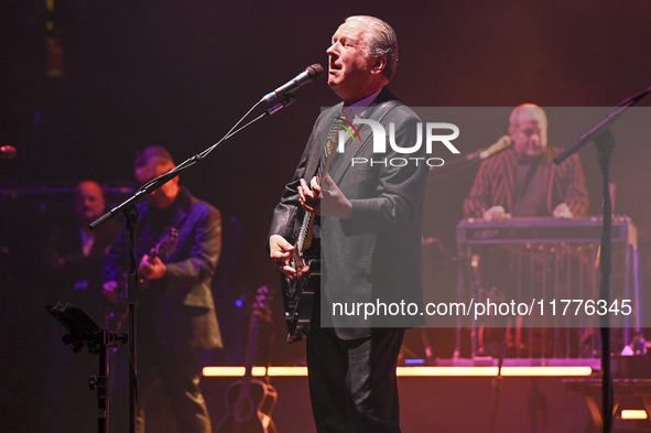 Squeeze performs live at the Royal Albert Hall in London, United Kingdom, on November 11, 2024. 