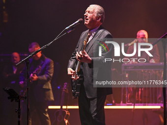 Squeeze performs live at the Royal Albert Hall in London, United Kingdom, on November 11, 2024. (