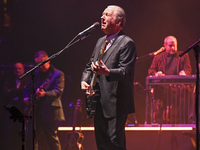 Squeeze performs live at the Royal Albert Hall in London, United Kingdom, on November 11, 2024. (