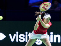 Nao Hibino  during Billie Jean King Cup Finals match Japan vs Romania in Malaga Spain on 14 November 2024. (