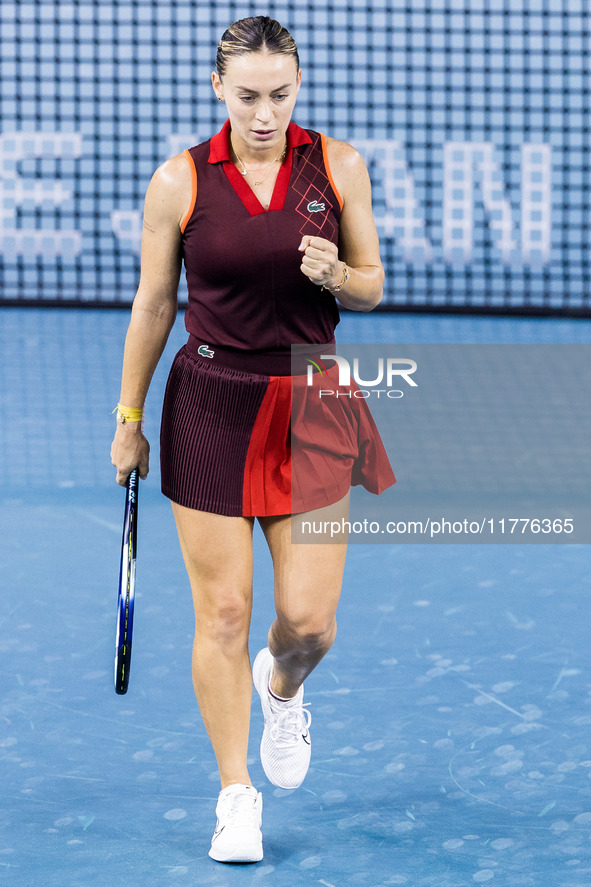 Ana Bogdan  during Billie Jean King Cup Finals match Japan vs Romania in Malaga Spain on 14 November 2024. 