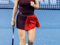 Ana Bogdan  during Billie Jean King Cup Finals match Japan vs Romania in Malaga Spain on 14 November 2024. (