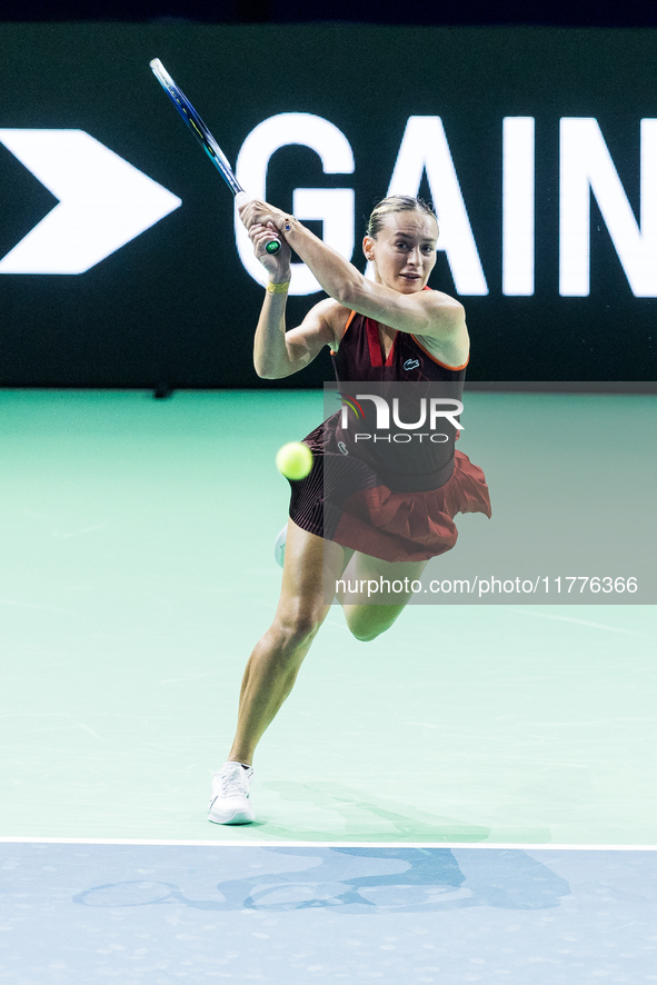 Ana Bogdan  during Billie Jean King Cup Finals match Japan vs Romania in Malaga Spain on 14 November 2024. 