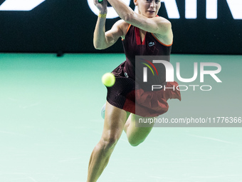 Ana Bogdan  during Billie Jean King Cup Finals match Japan vs Romania in Malaga Spain on 14 November 2024. (