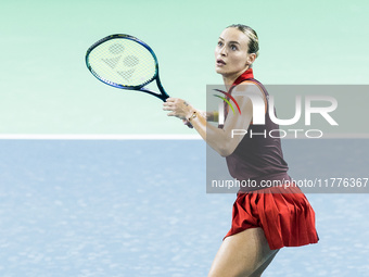 Ana Bogdan  during Billie Jean King Cup Finals match Japan vs Romania in Malaga Spain on 14 November 2024. (