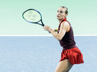 Ana Bogdan  during Billie Jean King Cup Finals match Japan vs Romania in Malaga Spain on 14 November 2024. (