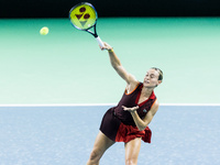 Ana Bogdan  during Billie Jean King Cup Finals match Japan vs Romania in Malaga Spain on 14 November 2024. (