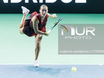 Ana Bogdan  during Billie Jean King Cup Finals match Japan vs Romania in Malaga Spain on 14 November 2024. (