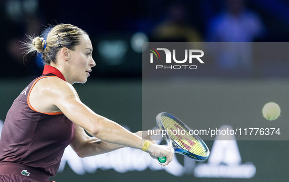 Ana Bogdan  during Billie Jean King Cup Finals match Japan vs Romania in Malaga Spain on 14 November 2024. 