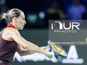 Ana Bogdan  during Billie Jean King Cup Finals match Japan vs Romania in Malaga Spain on 14 November 2024. (