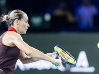 Ana Bogdan  during Billie Jean King Cup Finals match Japan vs Romania in Malaga Spain on 14 November 2024. (