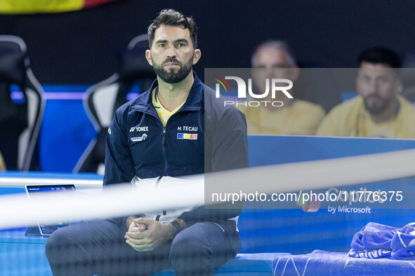 Horia Vlad Tecau  during Billie Jean King Cup Finals match Japan vs Romania in Malaga Spain on 14 November 2024. 