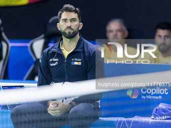 Horia Vlad Tecau  during Billie Jean King Cup Finals match Japan vs Romania in Malaga Spain on 14 November 2024. (