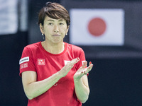 Ai Sugiyama  during Billie Jean King Cup Finals match Japan vs Romania in Malaga Spain on 14 November 2024. (